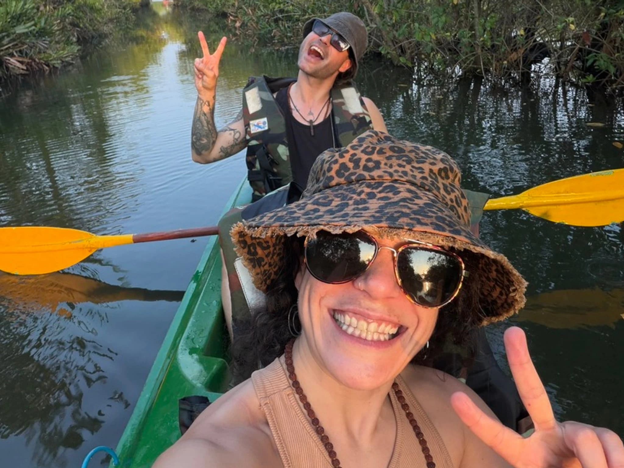 Kayaking the canals of Munroe Island, through the mangroves.